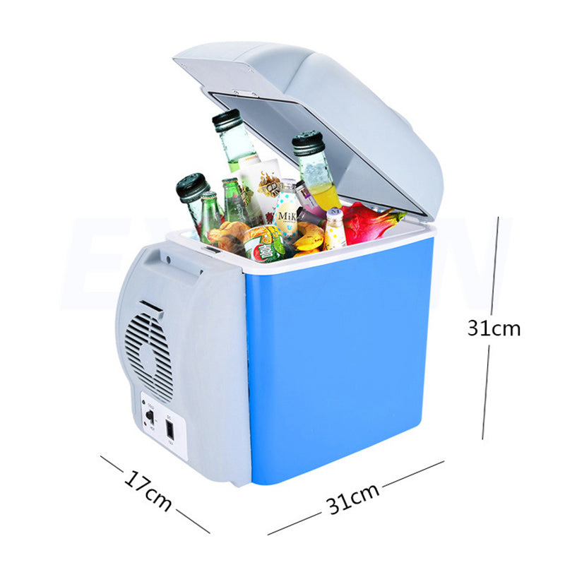 Car Mounted Refrigerator Dual-purpose 7.5L Portable Car Small Cold And Warm